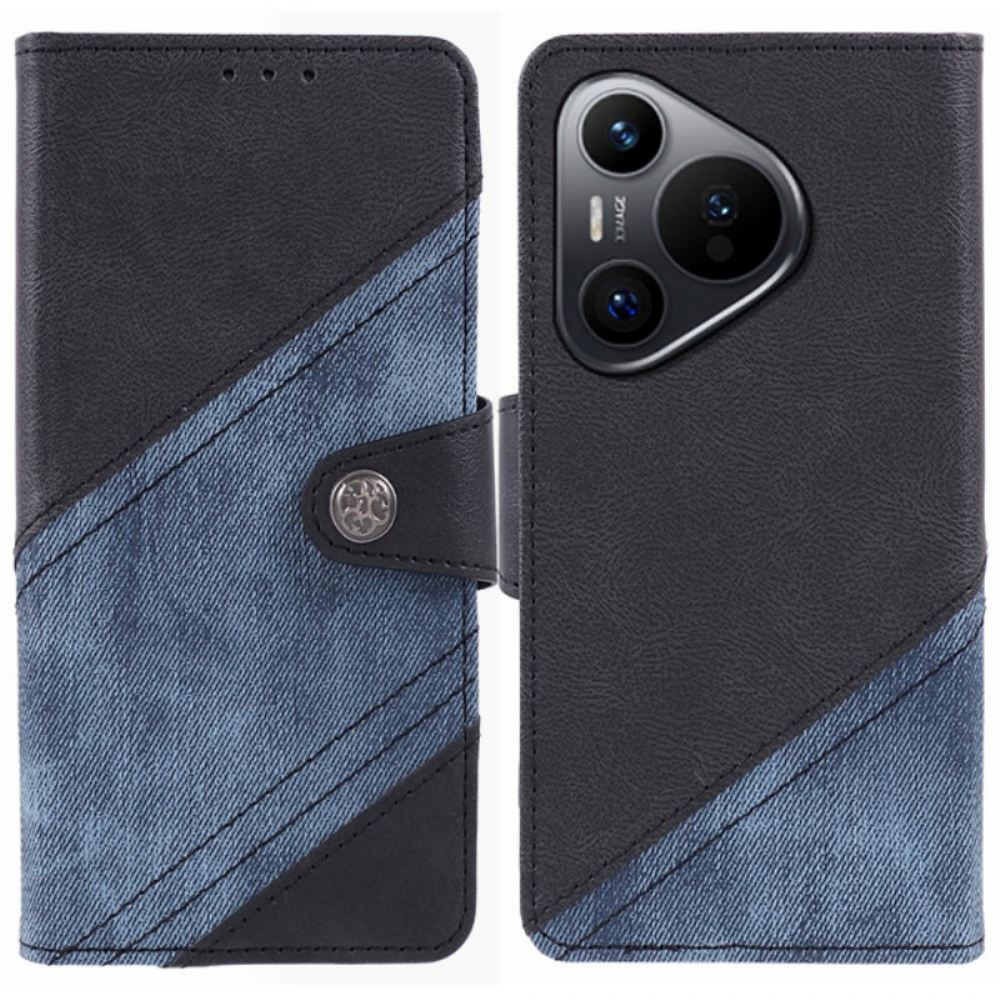 Kožený Kryt Na Huawei Pura 70 Bi-textura