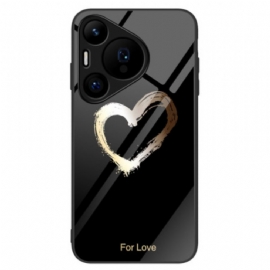 Kryt Huawei Pura 70 Tvrzené Sklo Black Heart