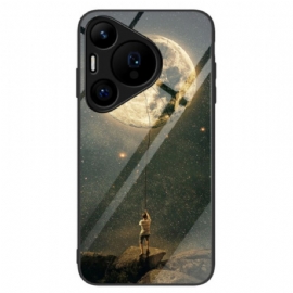 Kryt Huawei Pura 70 Tvrzené Sklo Muž Na Měsíci