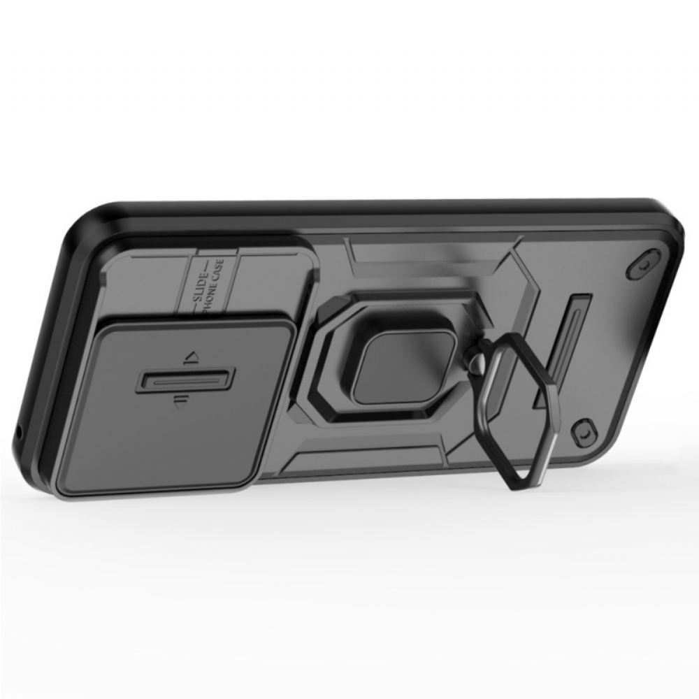 Kryt Na Huawei Pura 70 Heavy Duty Ring S Posuvnou Ochranou Objektivu