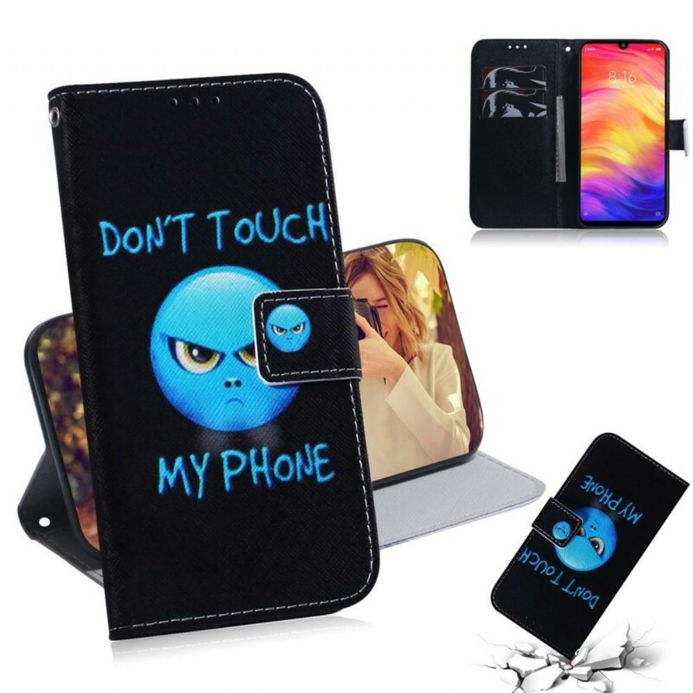 Flipové Pouzdro Na Xiaomi Redmi Note 7 Emoji Telefon