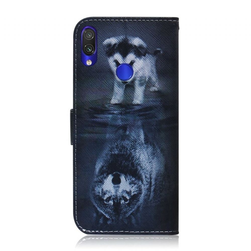 Flipové Pouzdro Na Xiaomi Redmi Note 7 Ernesto Vlk