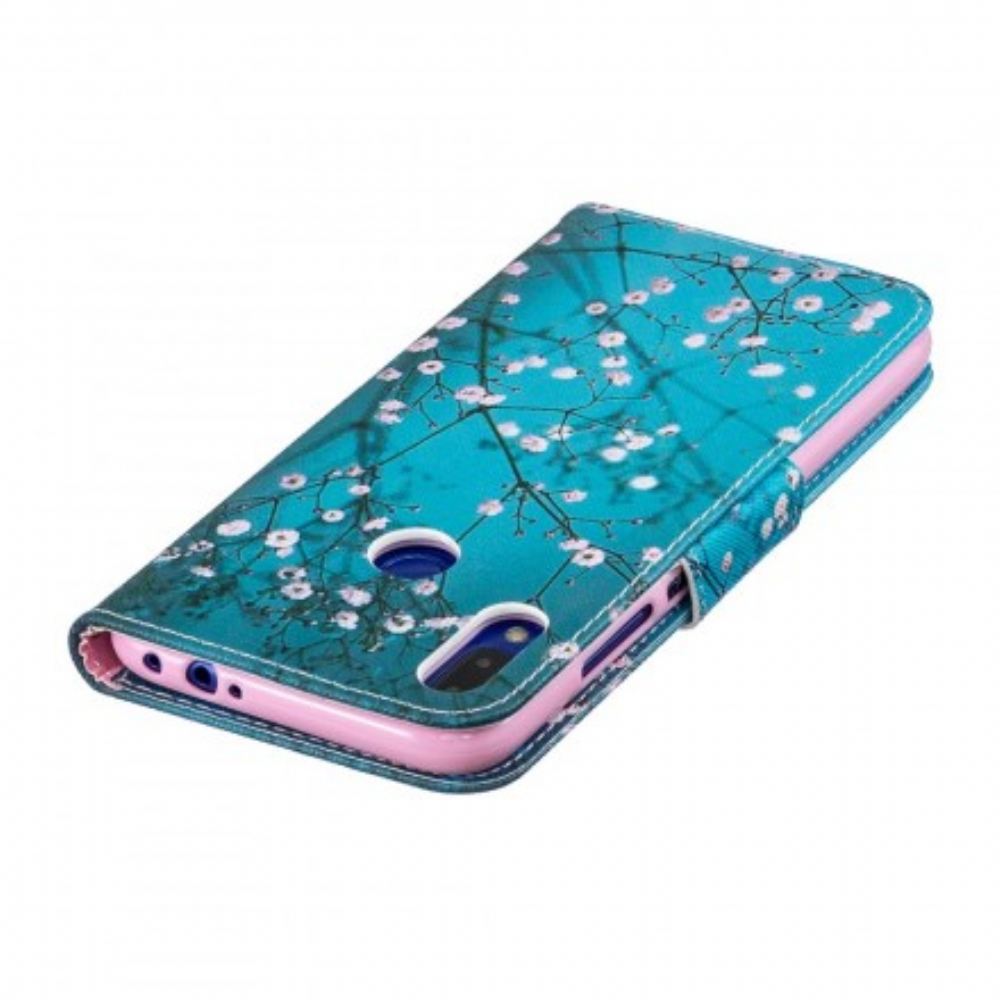 Flipové Pouzdro Na Xiaomi Redmi Note 7 Kvetoucí Strom