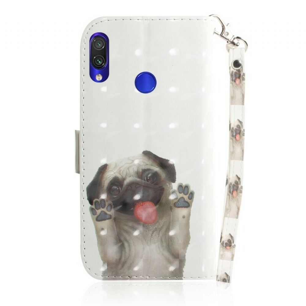 Flipové Pouzdro Na Xiaomi Redmi Note 7 Na Lana Love My Dog Tanga