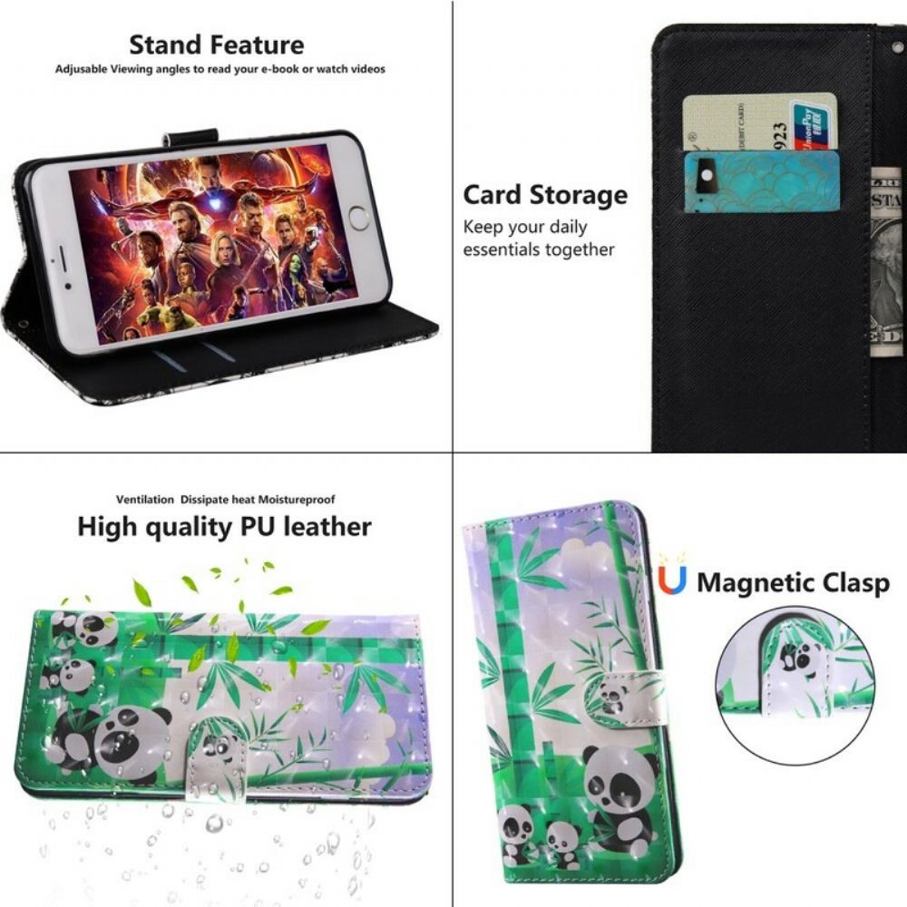 Flipové Pouzdro Na Xiaomi Redmi Note 7 Maman Octave A Anne The Pandas