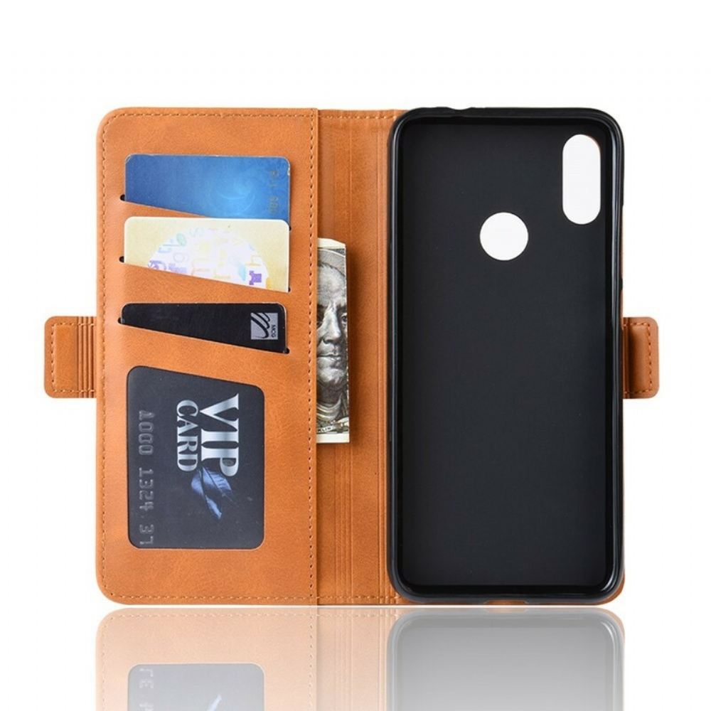 Kožené Pouzdro Na Xiaomi Redmi Note 7 Flipové Pouzdro Dvojitá Klapka