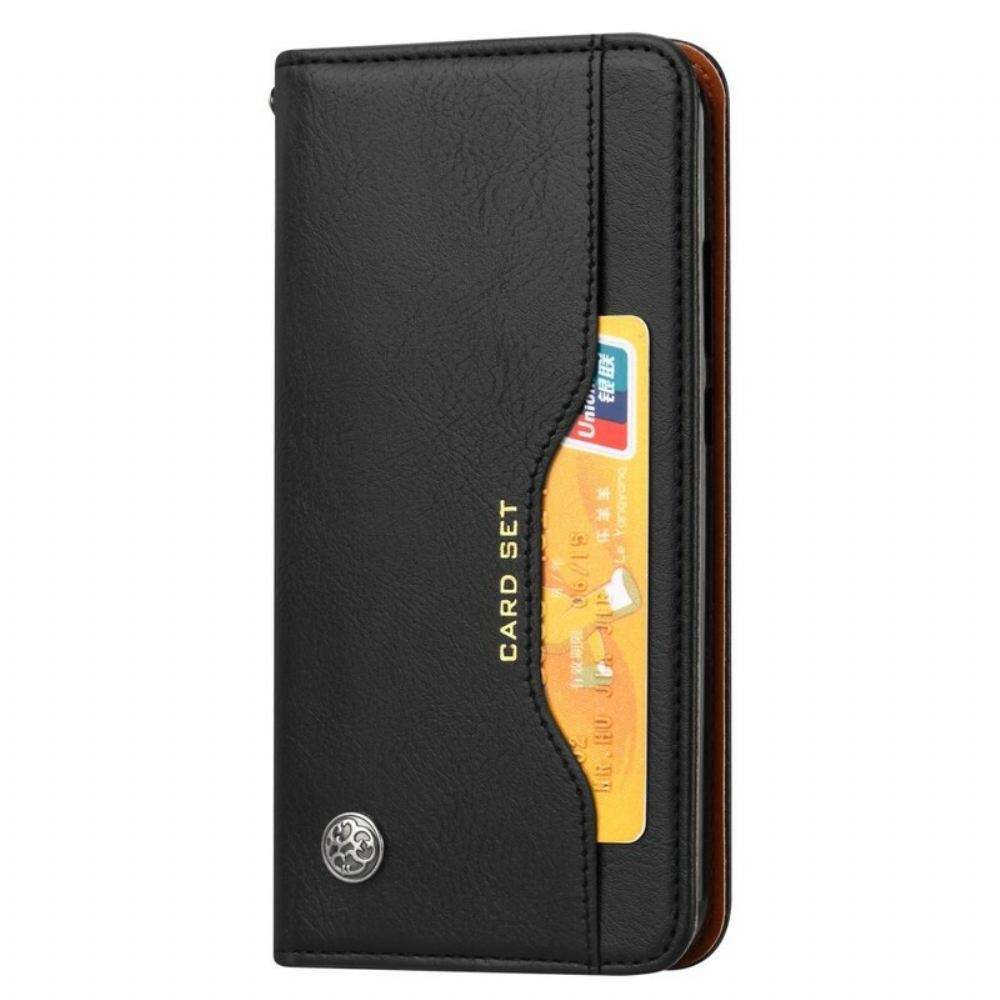 Kryty Na Mobil Na Xiaomi Redmi Note 7 Flipové Pouzdro Držák Karet Z Umělé Kůže
