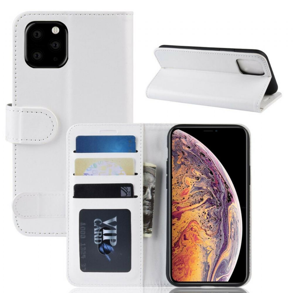 Kožené Pouzdro Na iPhone 11 Pro Max Stylový Kožený Design