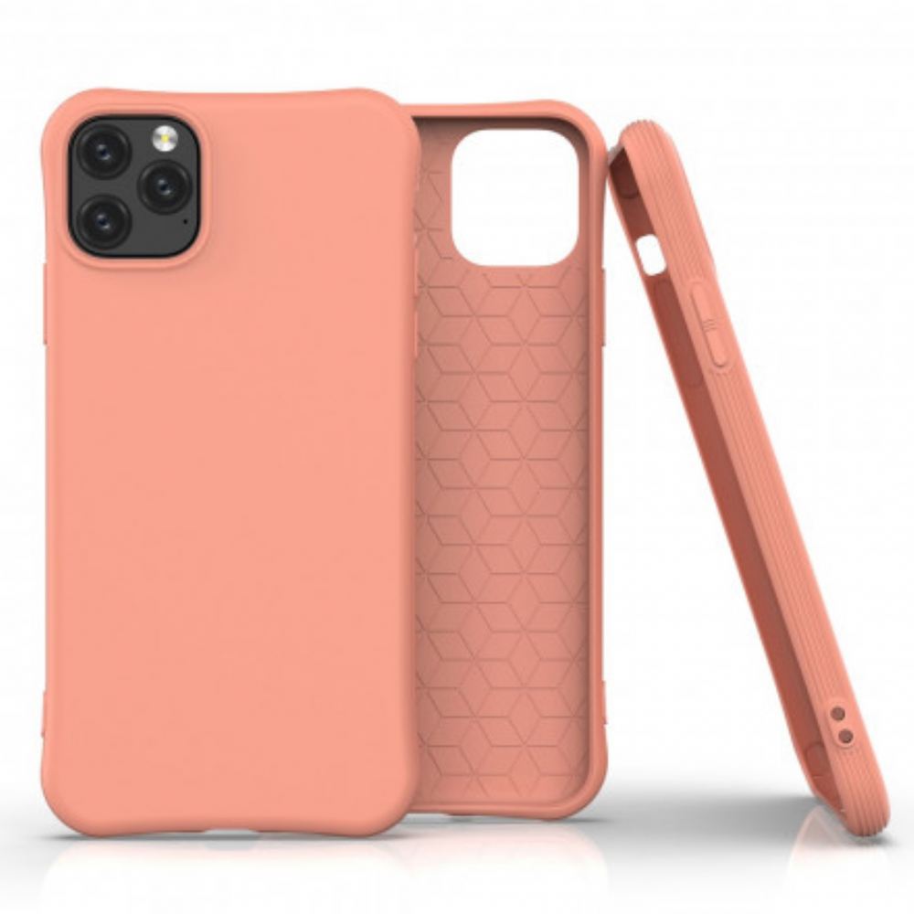 Kryt Na iPhone 11 Pro Max Matný Pružný Silikon