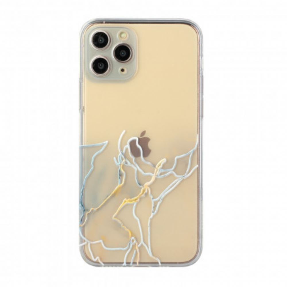 Kryt Na iPhone 11 Pro Max Umělecký Pružný Silikon