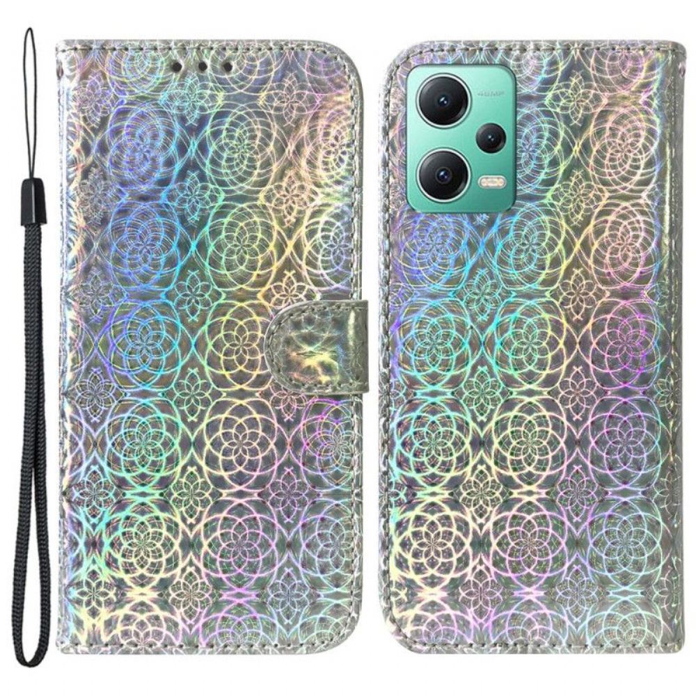 Flipové Pouzdro Na Xiaomi Redmi Note 12 5G Diskotékový Styl