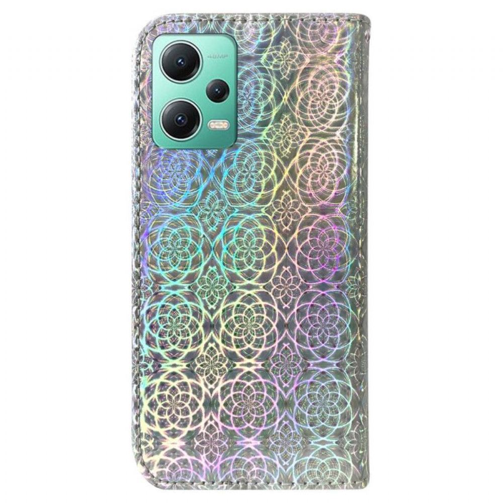 Flipové Pouzdro Na Xiaomi Redmi Note 12 5G Diskotékový Styl