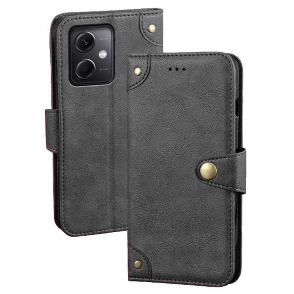 Flipové Pouzdro Na Xiaomi Redmi Note 12 5G Magnetické Tlačítko