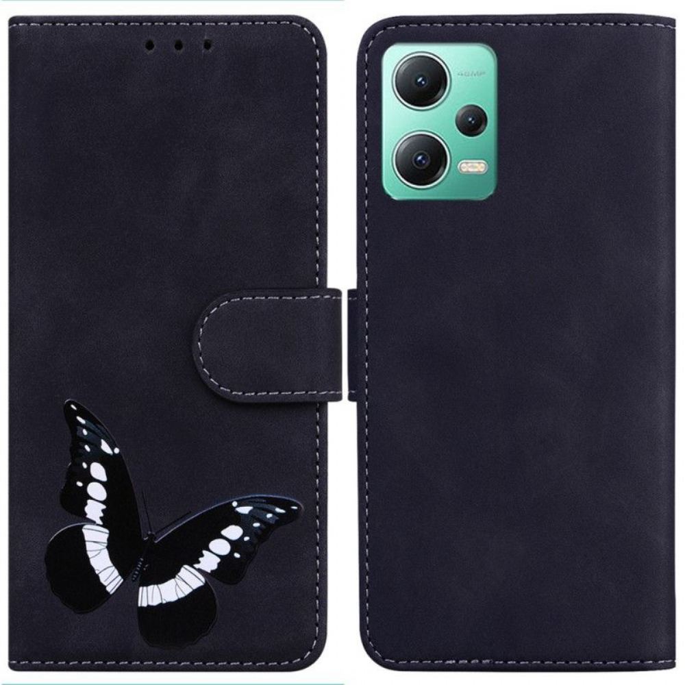 Flipové Pouzdro Na Xiaomi Redmi Note 12 5G Motýlí Design
