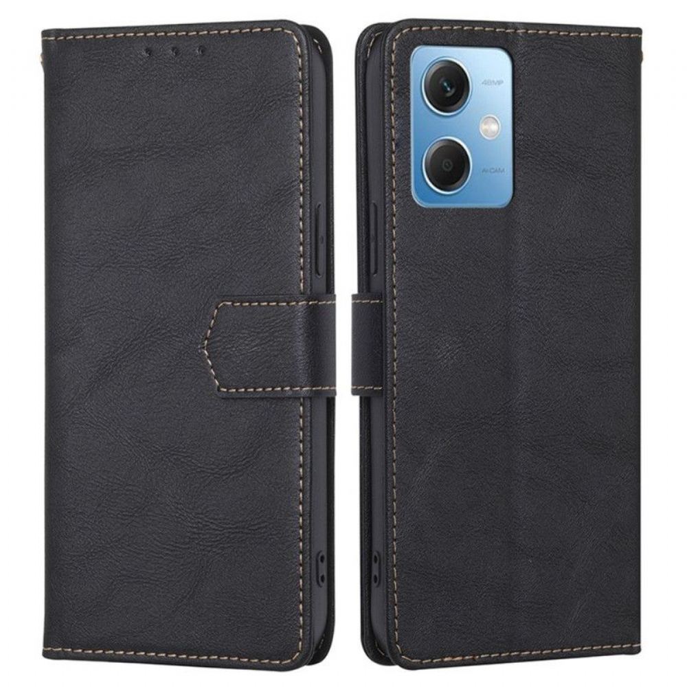 Kožené Pouzdro Na Xiaomi Redmi Note 12 5G Klasické Rfid
