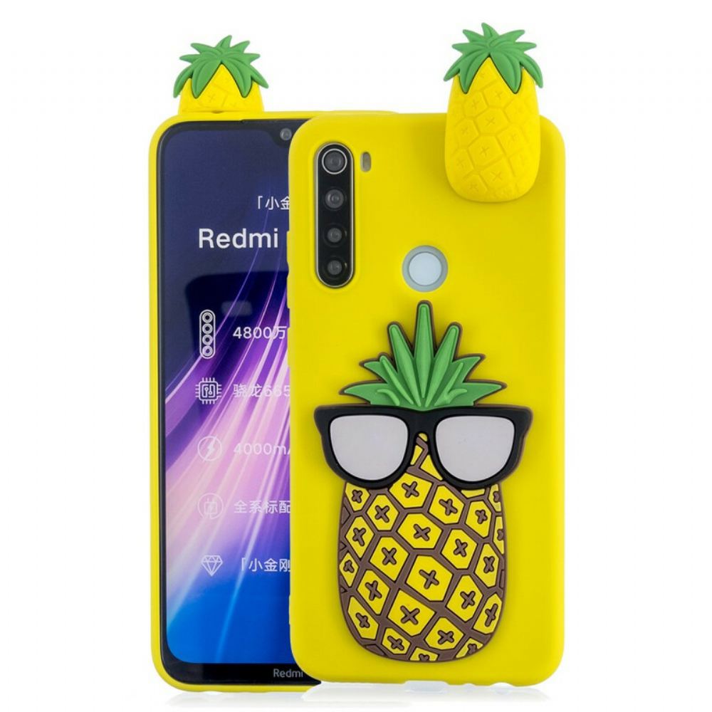 Kryt Na Xiaomi Redmi Note 8 3d Cool Ananas