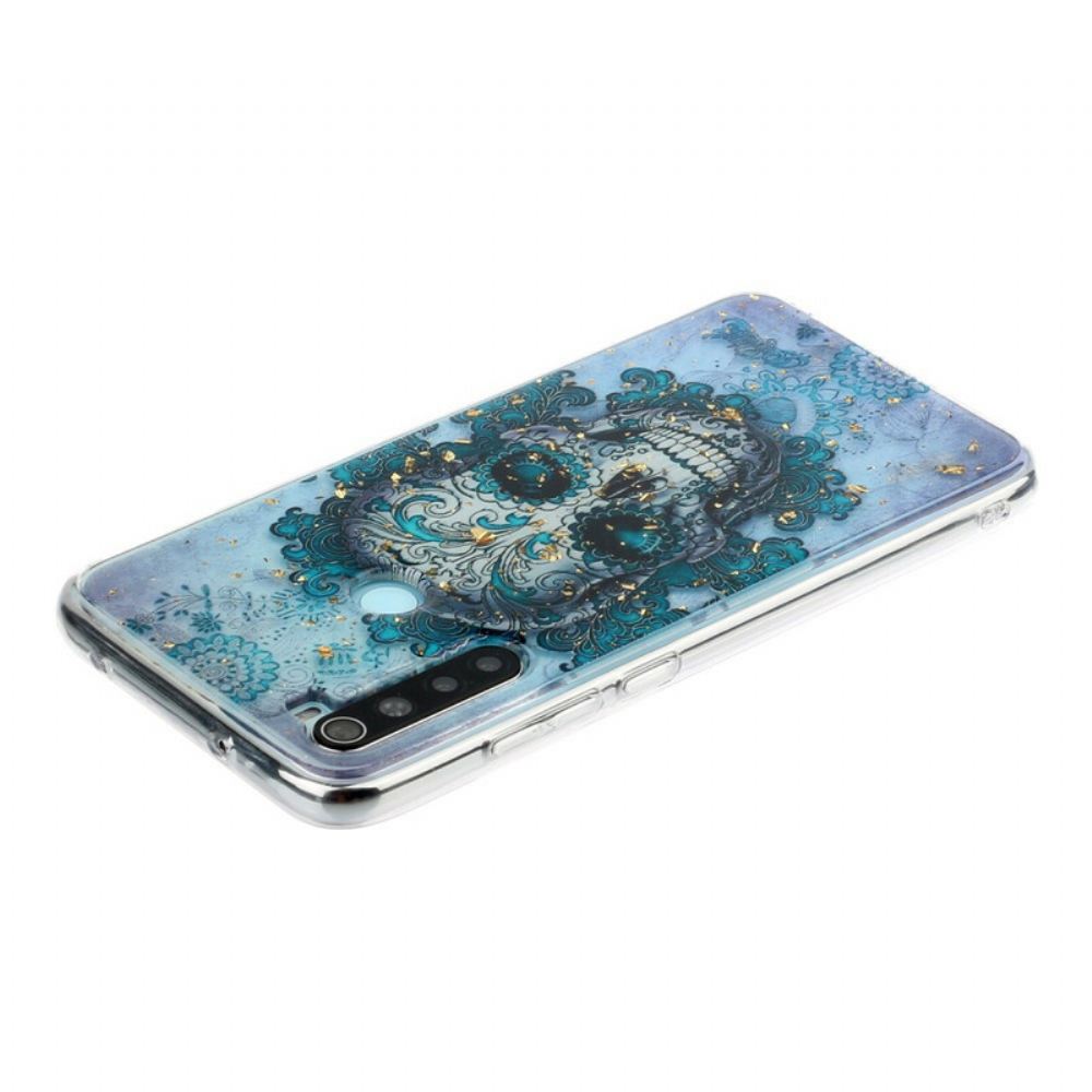 Kryt Na Xiaomi Redmi Note 8 Modrá Lebka