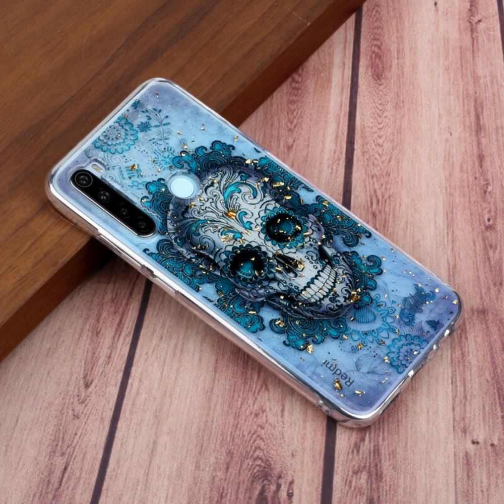 Kryt Na Xiaomi Redmi Note 8 Modrá Lebka