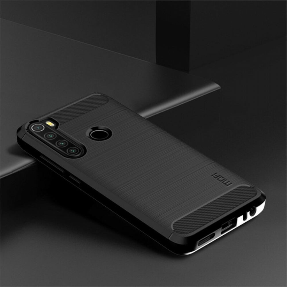 Kryt Na Xiaomi Redmi Note 8 Mofi Kartáčované Uhlíkové Vlákno