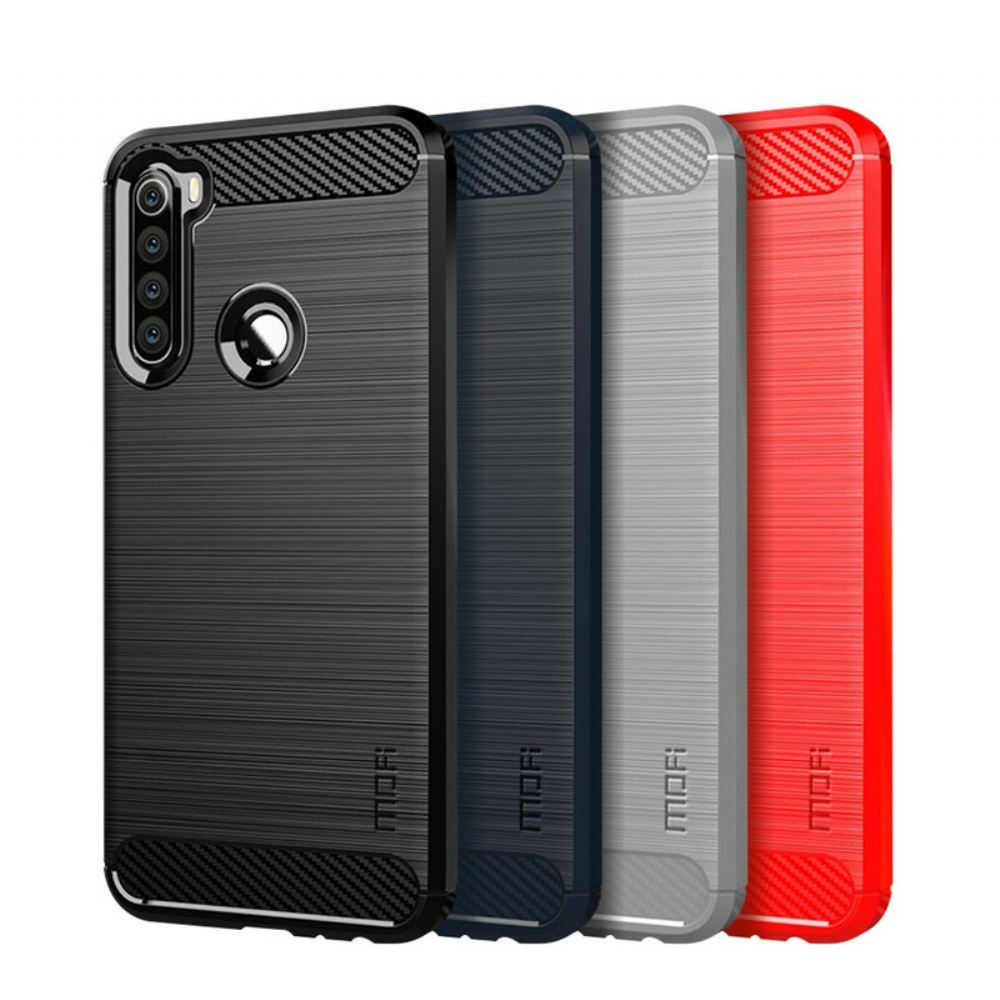 Kryt Na Xiaomi Redmi Note 8 Mofi Kartáčované Uhlíkové Vlákno