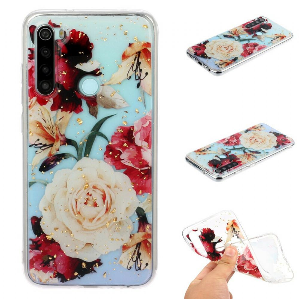 Kryt Na Xiaomi Redmi Note 8 Transparentní Skvělé Kytice