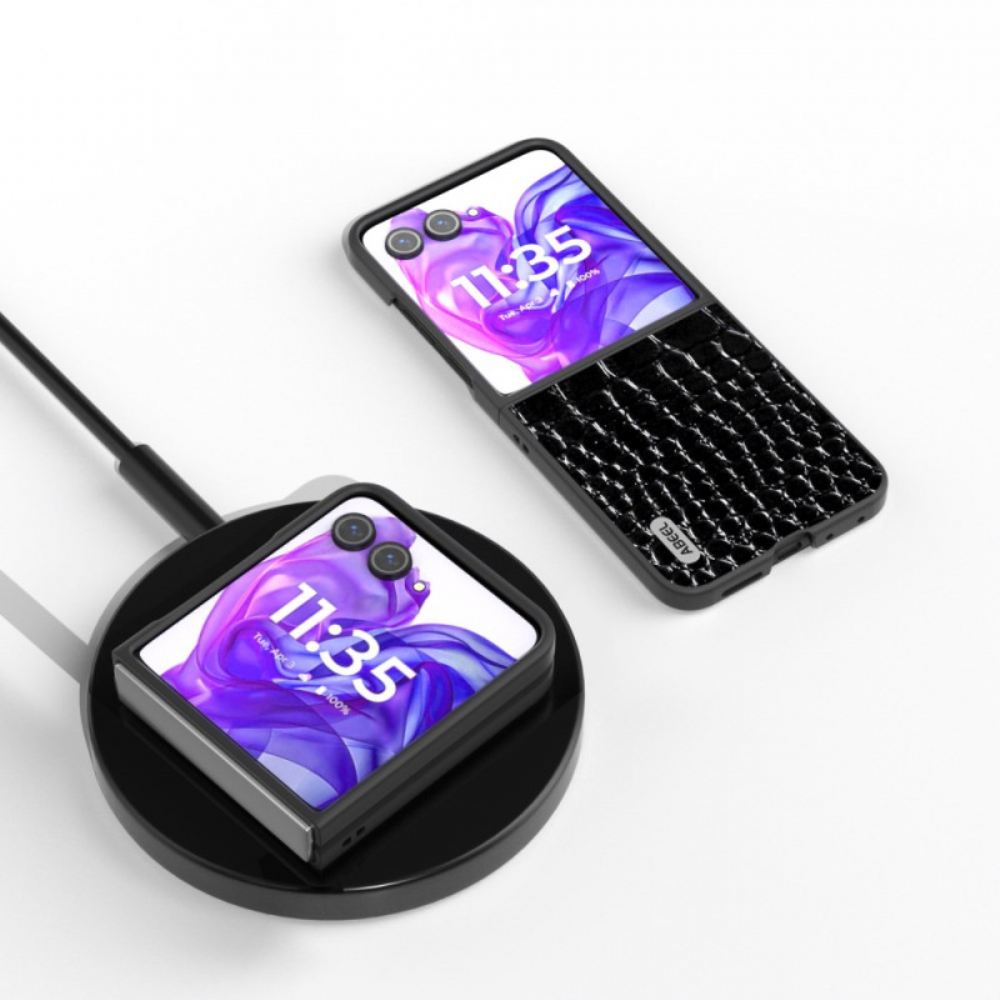 Kryt Motorola Razr 50 Ultra Krokodýlí Kůže Abeel