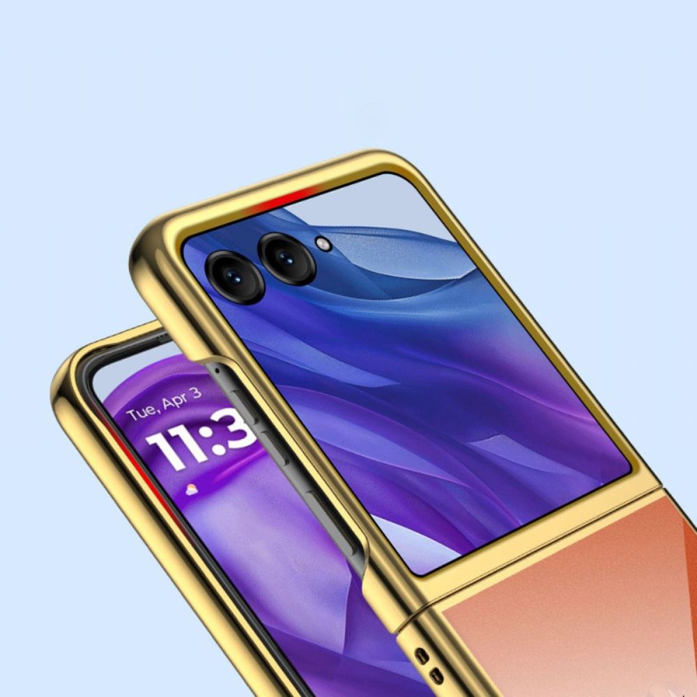 Kryt Motorola Razr 50 Ultra Kryty Na Mobil Galvanicky Pokovený A Průhledný Rám