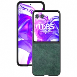 Kryt Motorola Razr 50 Ultra Litchi Abeel Z Umělé Kůže