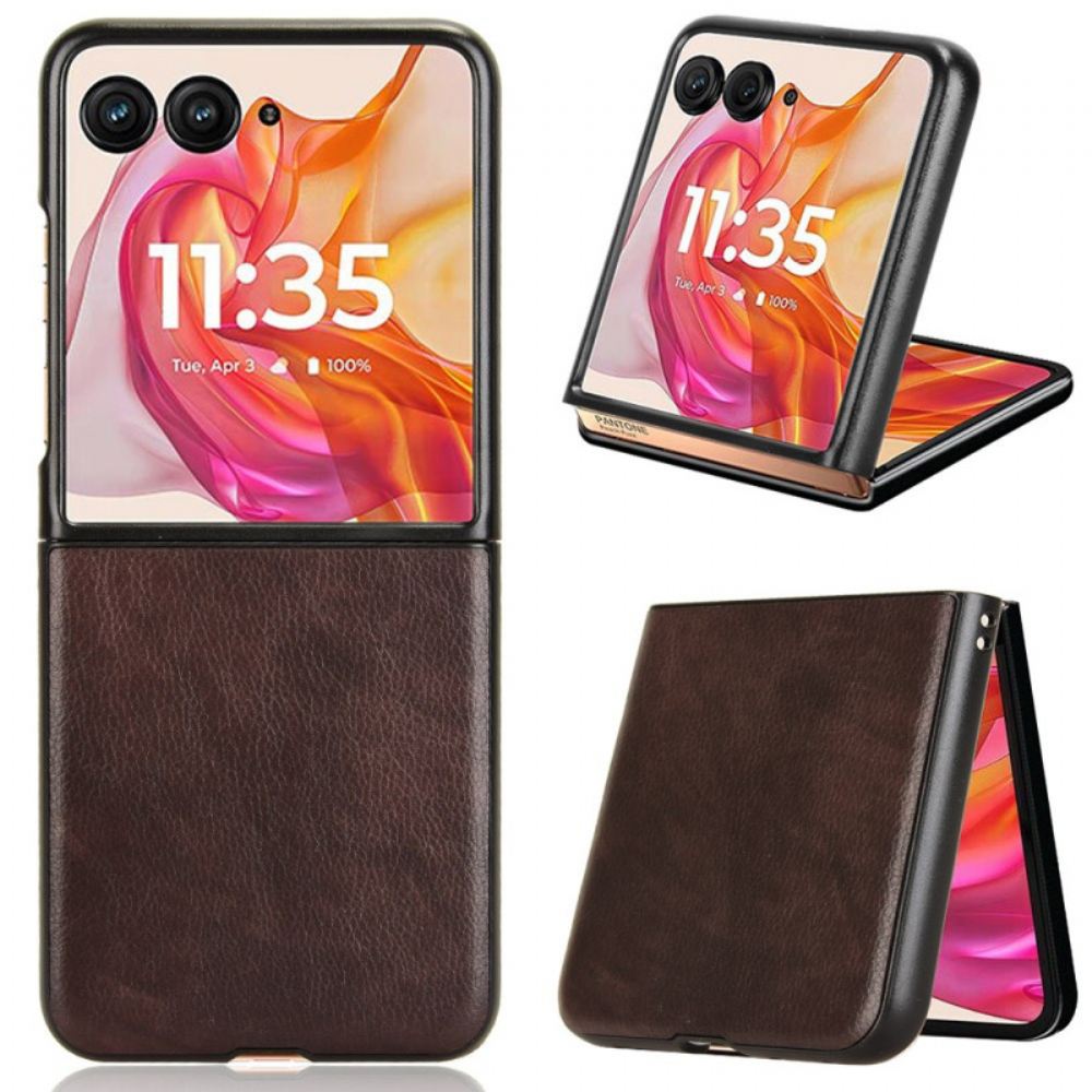 Kryt Motorola Razr 50 Ultra Styl Kůže