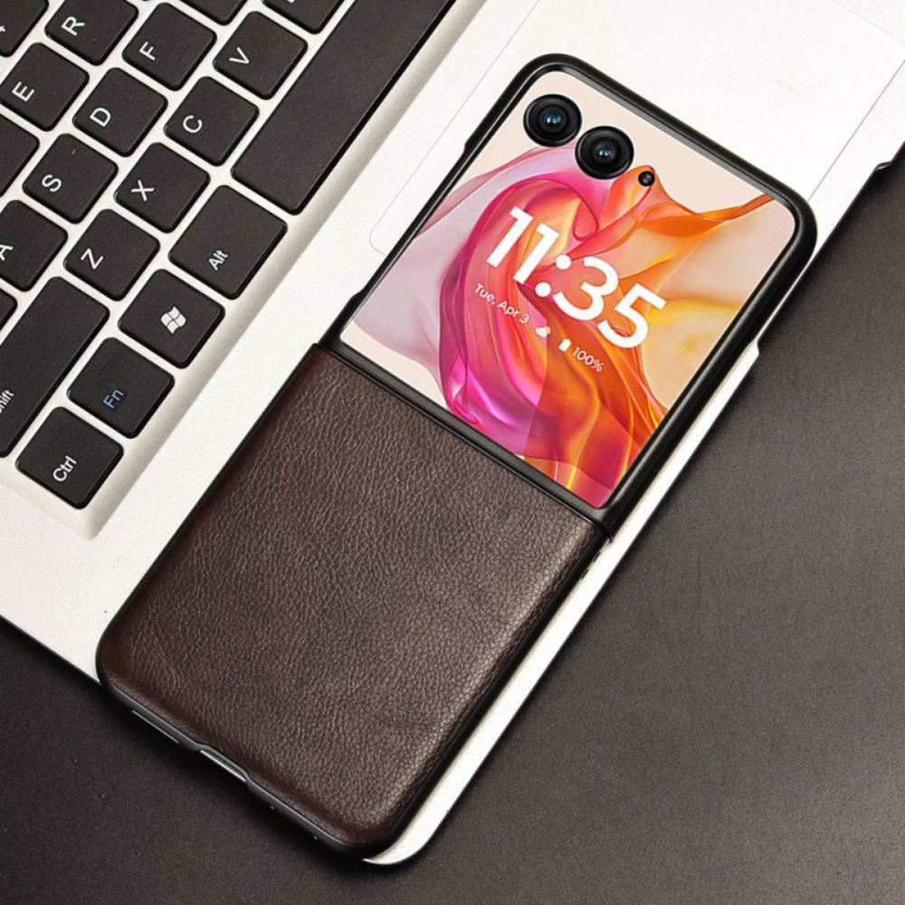 Kryt Motorola Razr 50 Ultra Styl Kůže