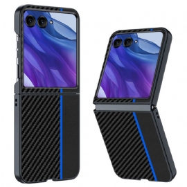 Kryt Motorola Razr 50 Ultra Textura Uhlíkových Vláken Proti Pádu