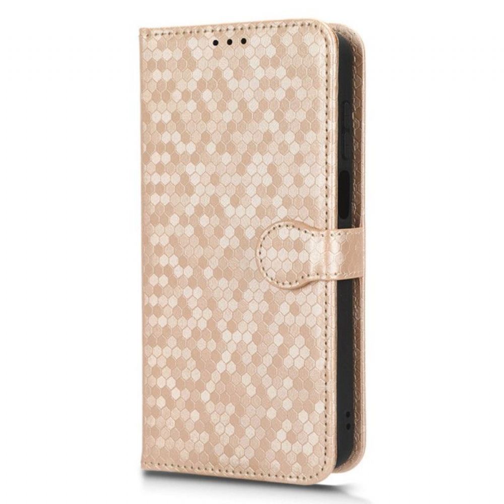 Flipové Pouzdro Na Moto G73 5G Na Lana 3d Strappy Design