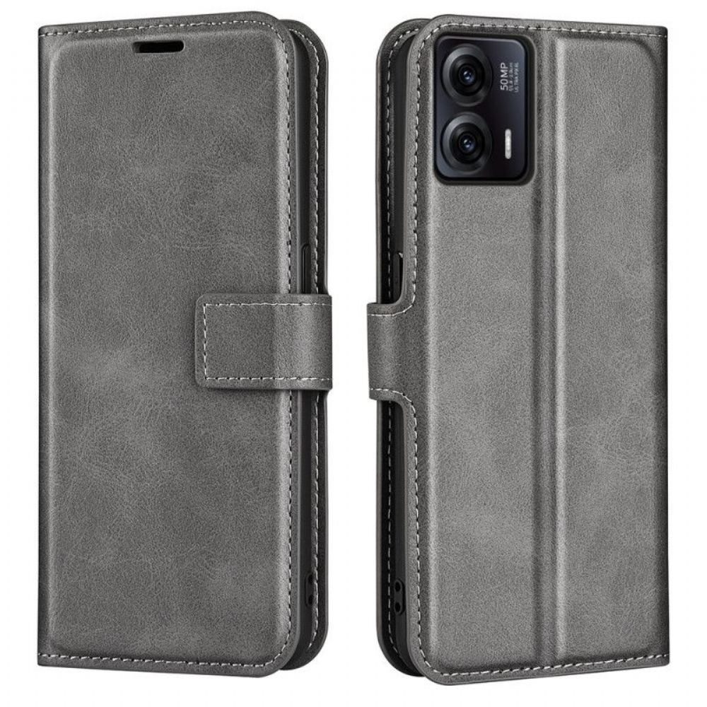 Kožené Pouzdro Na Moto G73 5G Kožený Efekt