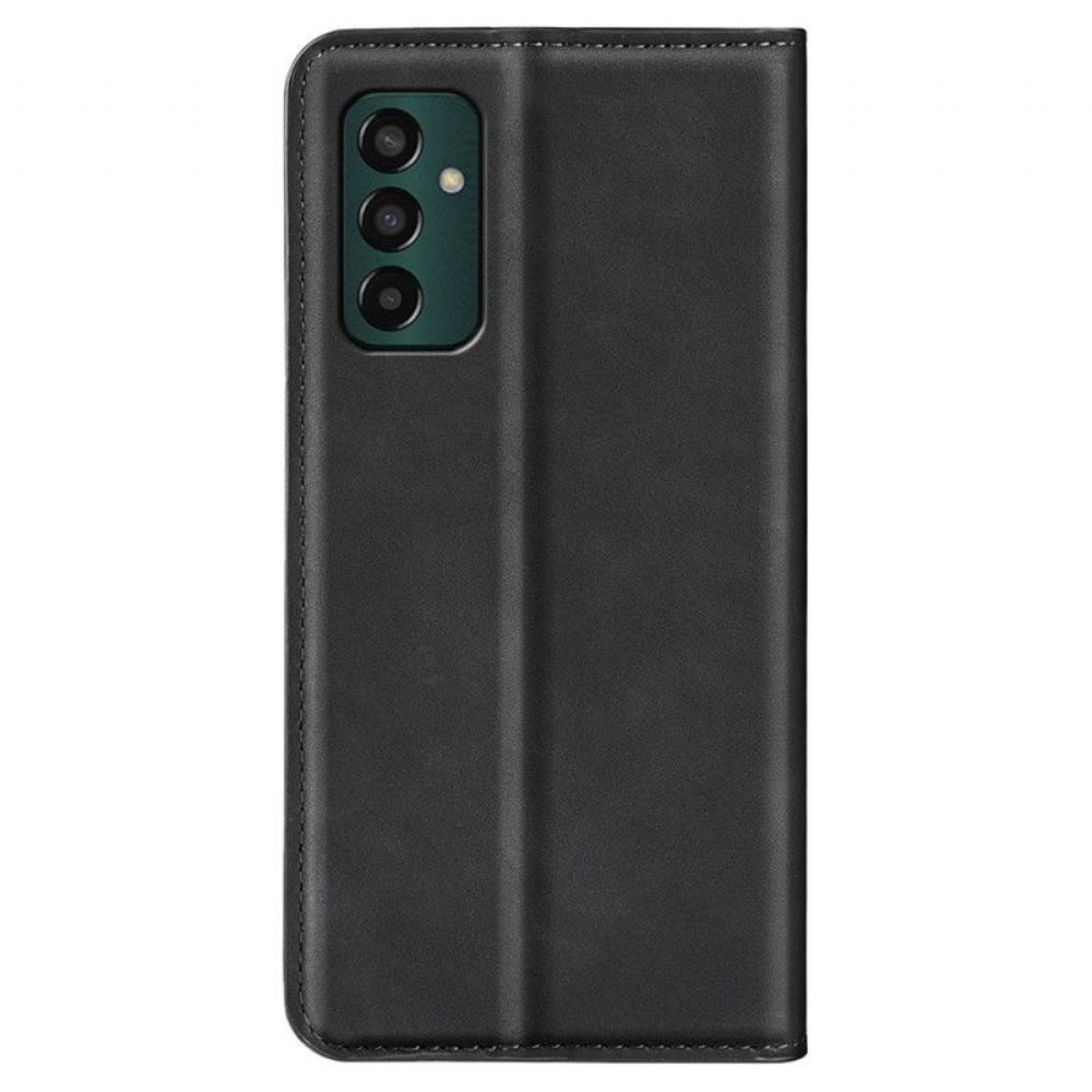 Kryty Na Mobil Na Samsung Galaxy M13 Flipové Pouzdro Kožený Efekt