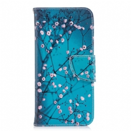 Flipové Pouzdro Na Huawei P Smart Kvetoucí Strom