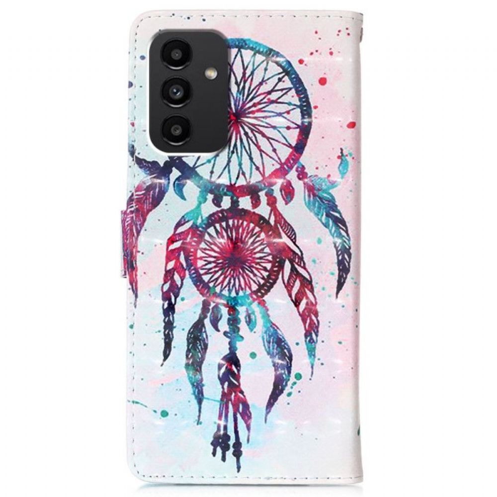 Flipové Pouzdro Na Samsung Galaxy A54 5G Lapač Snů Se Šňůrkou
