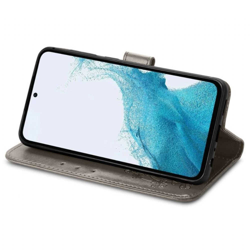 Flipové Pouzdro Na Samsung Galaxy A54 5G Čtyř Lístek