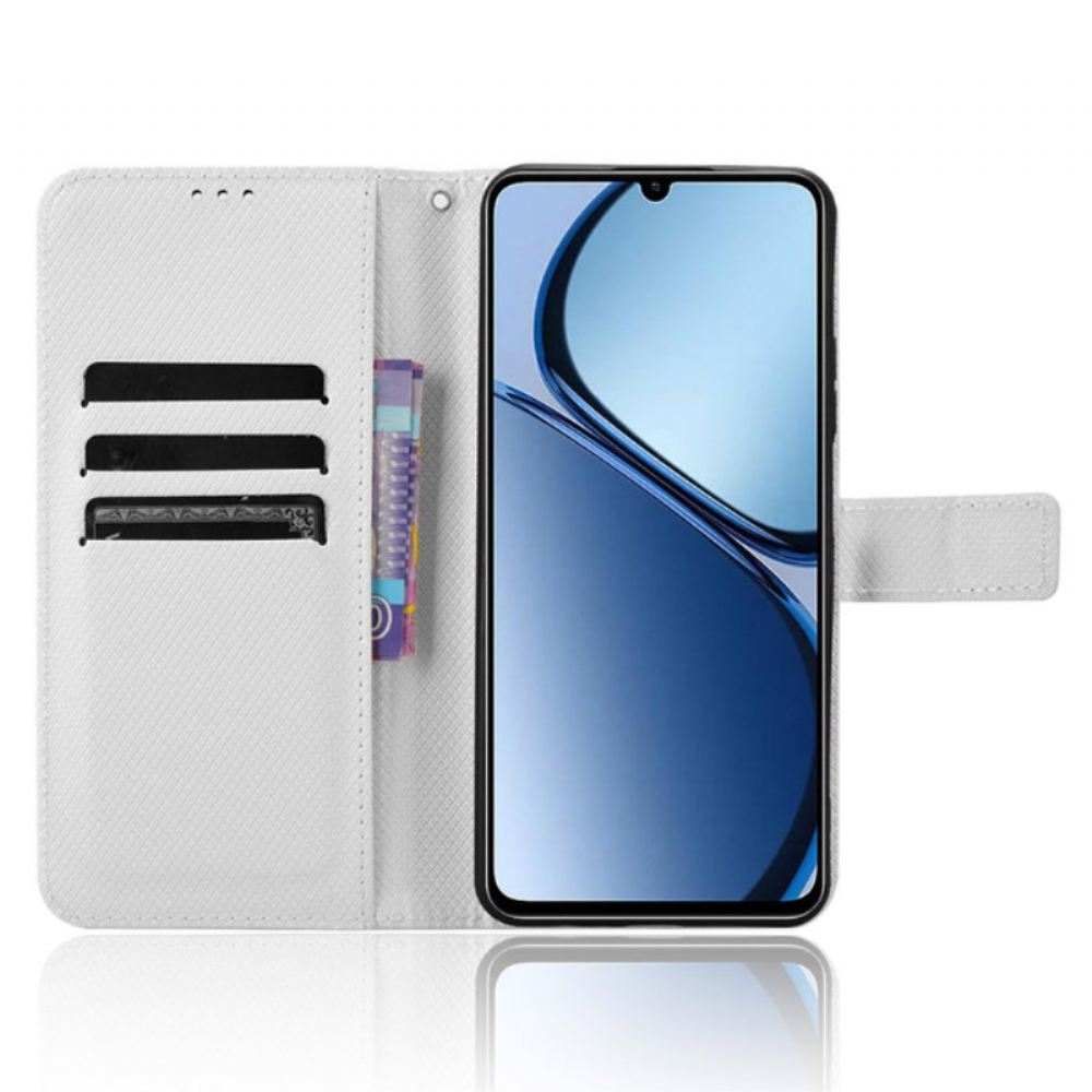 Kožený Kryt Realme C63 Páskové Body