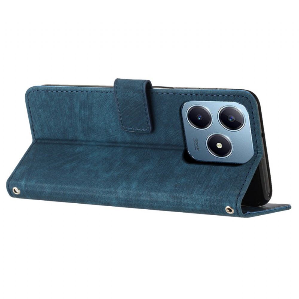 Kožený Kryt Realme C63 Retro Linie