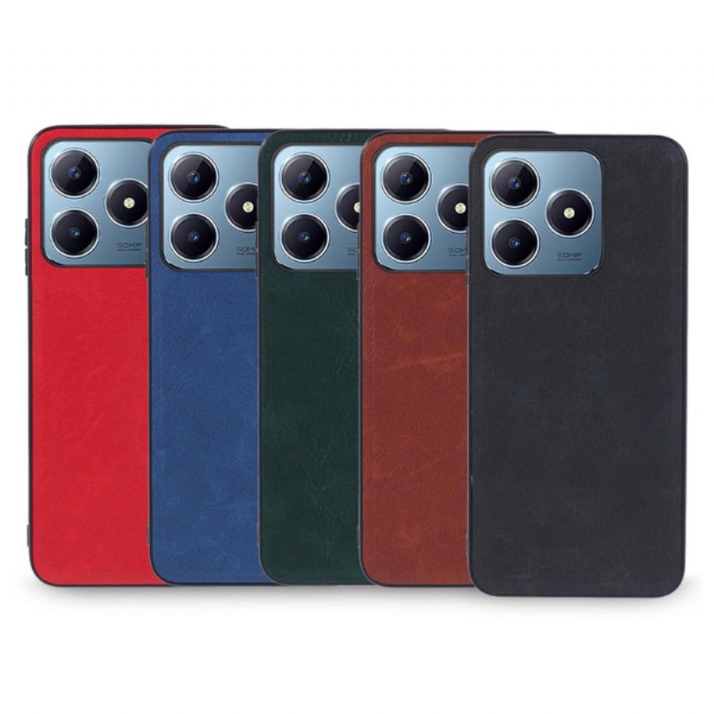 Kryt Na Realme C63 Kožený Styl