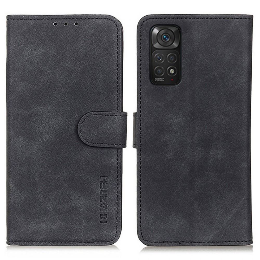 Flipové Pouzdro Na Xiaomi Redmi Note 11 / 11S Khazneh Vintage Kožený Efekt