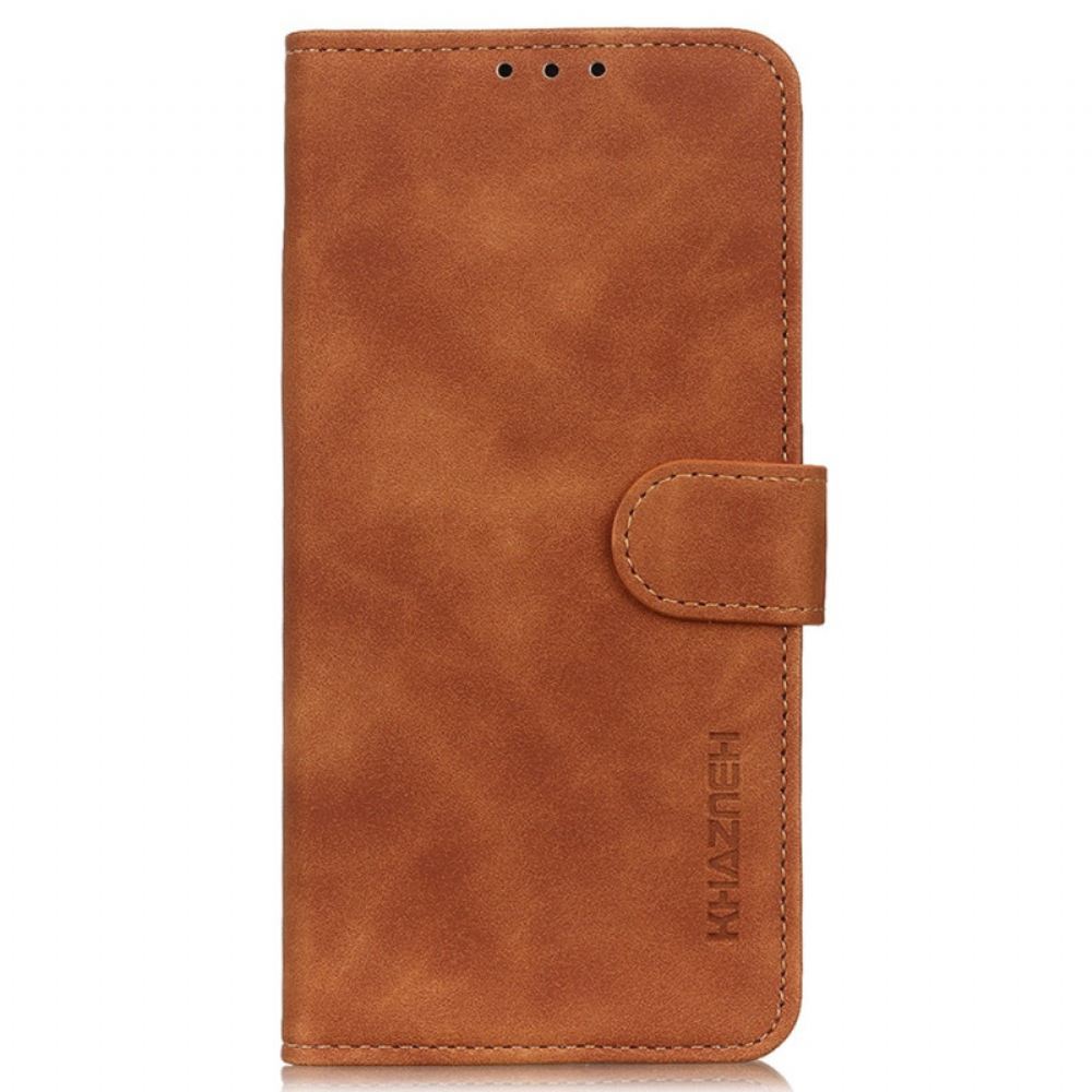 Flipové Pouzdro Na Xiaomi Redmi Note 11 / 11S Khazneh Vintage Kožený Efekt