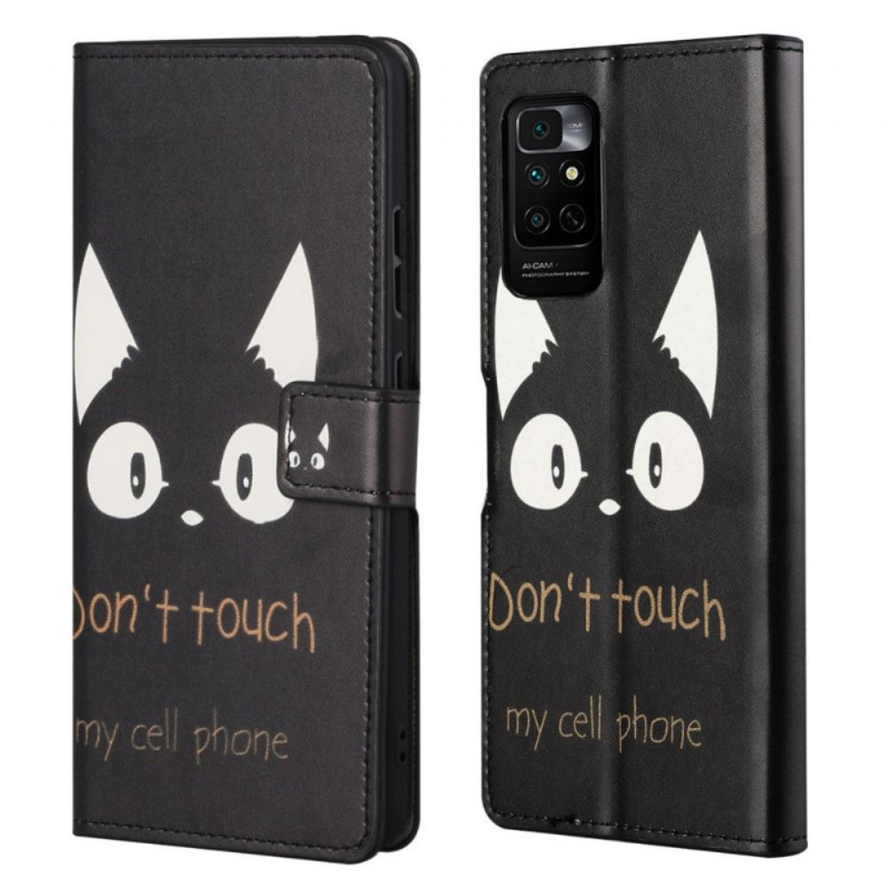 Flipové Pouzdro Na Xiaomi Redmi Note 11 / 11S Nedotýkejte Se Mého Mobilního Telefonu