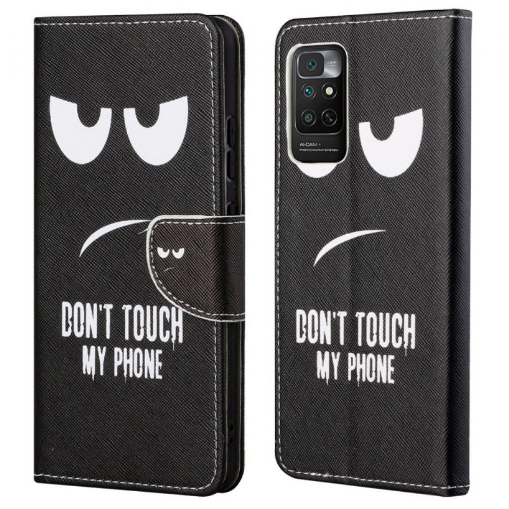 Flipové Pouzdro Na Xiaomi Redmi Note 11 / 11S Nedotýkejte Se Mého Telefonu