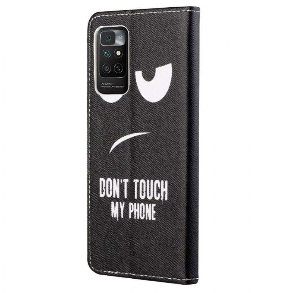 Flipové Pouzdro Na Xiaomi Redmi Note 11 / 11S Nedotýkejte Se Mého Telefonu