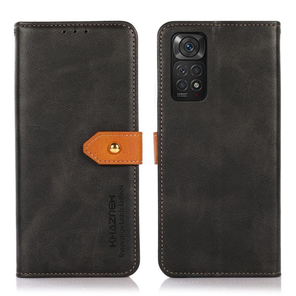 Flipové Pouzdro Na Xiaomi Redmi Note 11 / 11S S Popruhem Khazneh