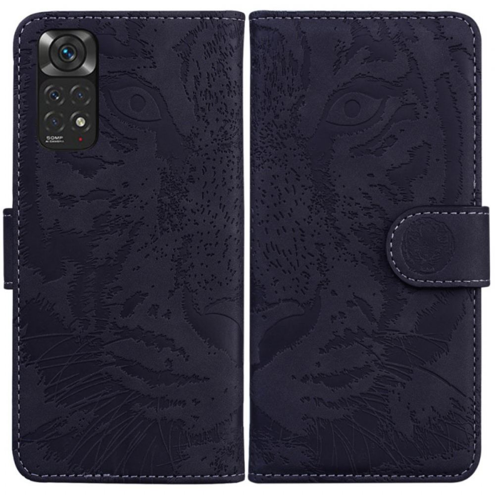Flipové Pouzdro Na Xiaomi Redmi Note 11 / 11S Tiger Face Print