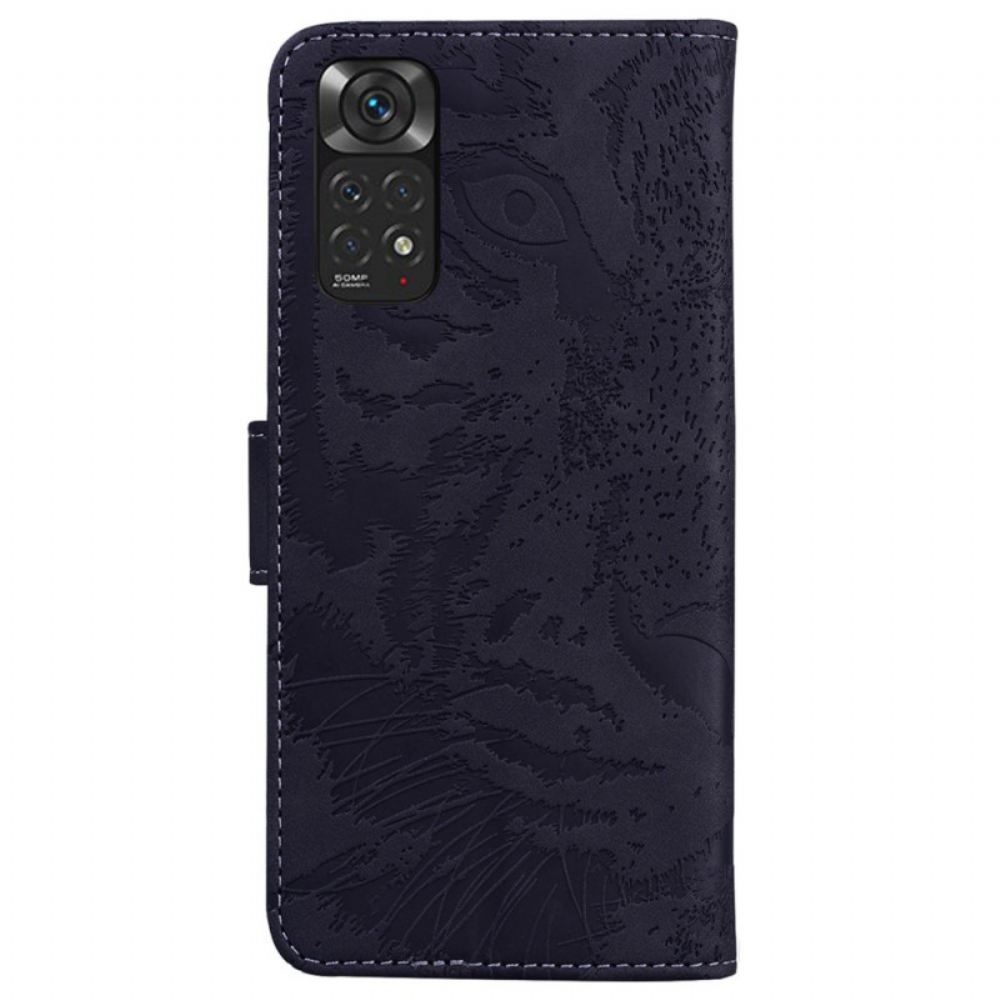 Flipové Pouzdro Na Xiaomi Redmi Note 11 / 11S Tiger Face Print