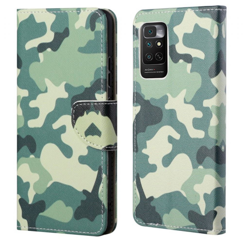 Kožené Pouzdro Na Xiaomi Redmi Note 11 / 11S Kamufláž