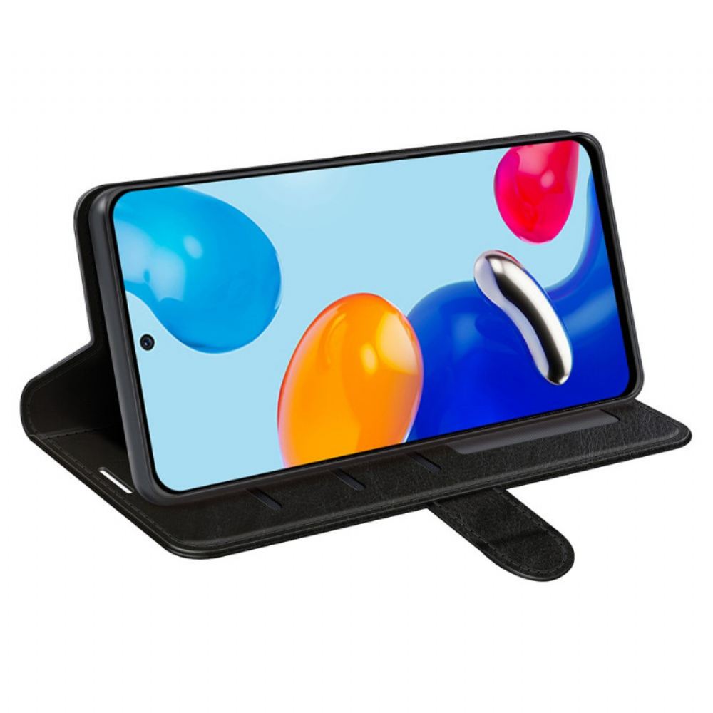 Kožené Pouzdro Na Xiaomi Redmi Note 11 / 11S Klasická Umělá Kůže